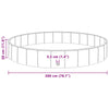 Koiran Uima-allas Ø200 x 30 cm Paksu PVC Sininen