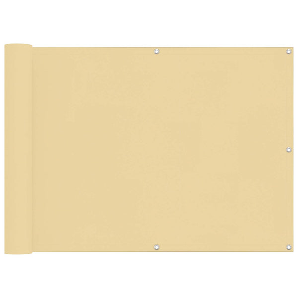 Parvekkeen Verho 75 x 200 cm PU-pinnoitettu Oxford alu