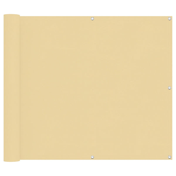 Parvekkeen Verho Hiekka 100 x 800 cm Oxford-kangas