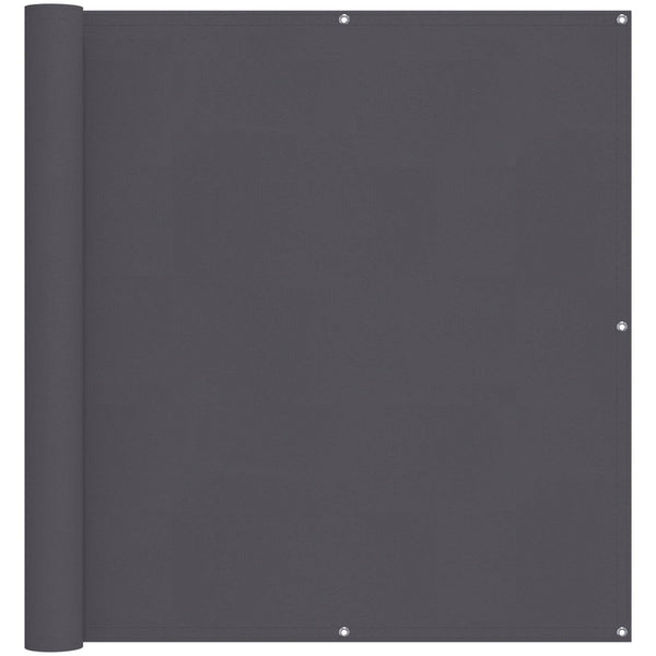 Parvekkeen Verho Antrasiitti 110 x 300 cm Oxford-kangas