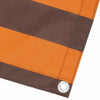 Parvekkeen Verho Oranssi ja ruskea 100 x 500 cm Oxford-kangas