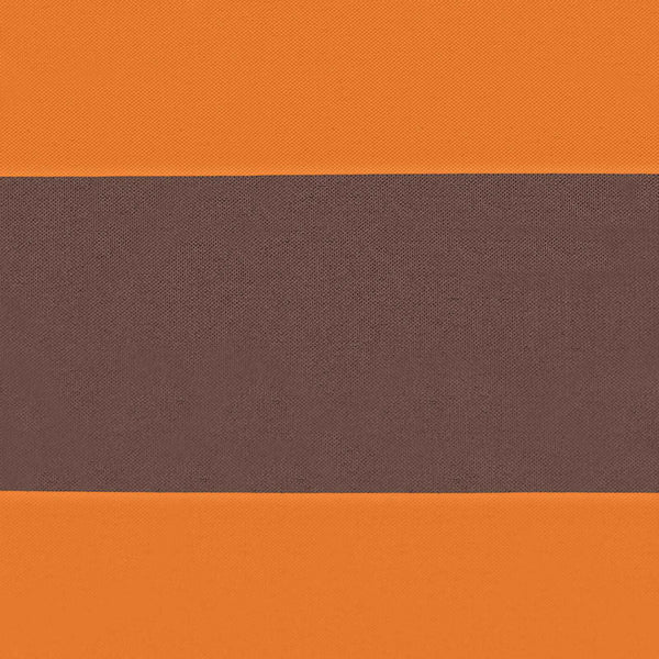 Parvekkeen Verho Oranssi ja ruskea 110 x 700 cm Oxford-kangas