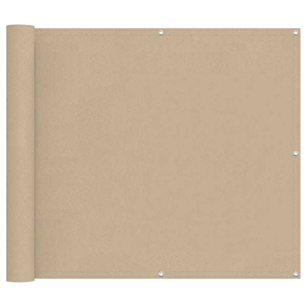 Parvekkeen Verho Beige 100 x 200 cm Oxford-kangas