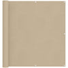 Parvekkeen Verho Beige 110 x 600 cm Oxford-kangas