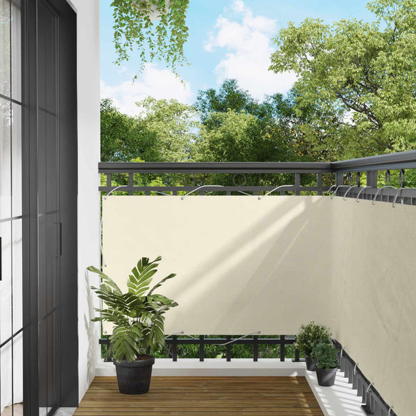 Parvekkeen Verho 90 x 200 cm PU-pinnoitettu Oxford alu