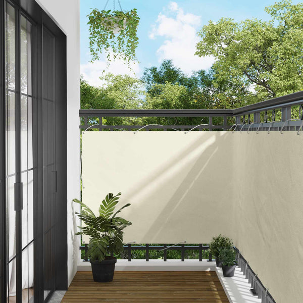 Parvekkeen Verho 120 x 200 cm PU-pinnoitettu Oxford alu