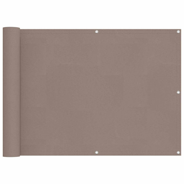Parvekkeen Verho 75 x 200 cm PU-pinnoitettu Oxford alu