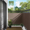 Parvekkeen Verho Harmaanruskea 110 x 600 cm Oxford-kangas