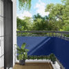 Parvekkeen Verho Sininen 75 x 200 cm PU-pinnoitettu Oxford alu
