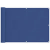 Parvekkeen Verho Sininen 75 x 200 cm PU-pinnoitettu Oxford alu