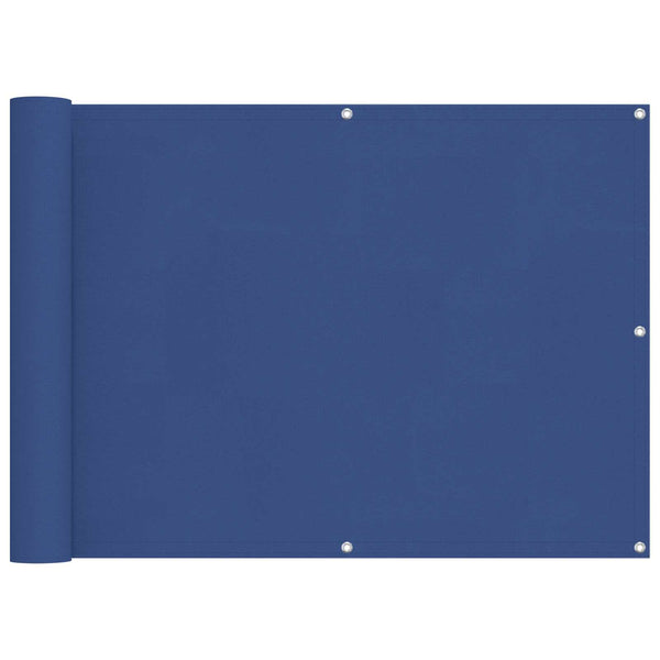 Parvekkeen Verho Sininen 75 x 200 cm PU-pinnoitettu Oxford alu