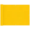Parvekkeen Verho Keltainen 75 x 200 cm
