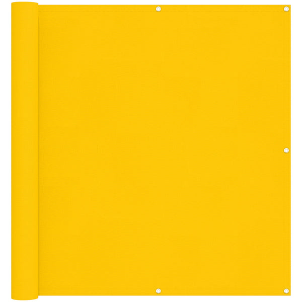 Parvekkeen Verho Keltainen 110 x 400 cm Oxford-kangas