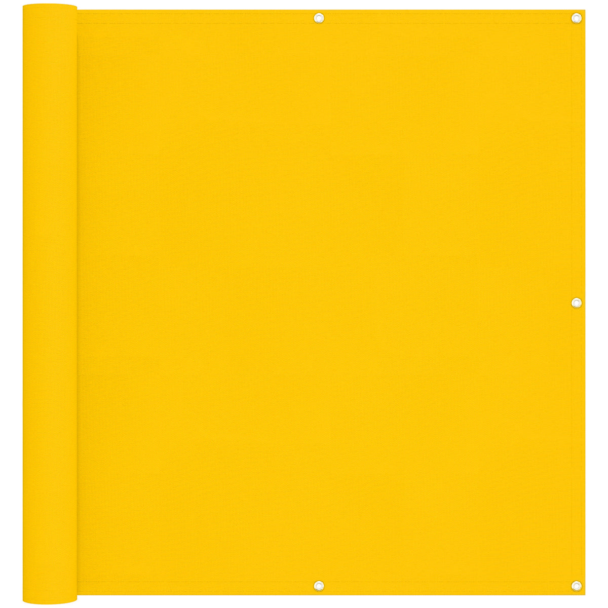Parvekkeen Verho Keltainen 110 x 1000 cm Oxford-kangas