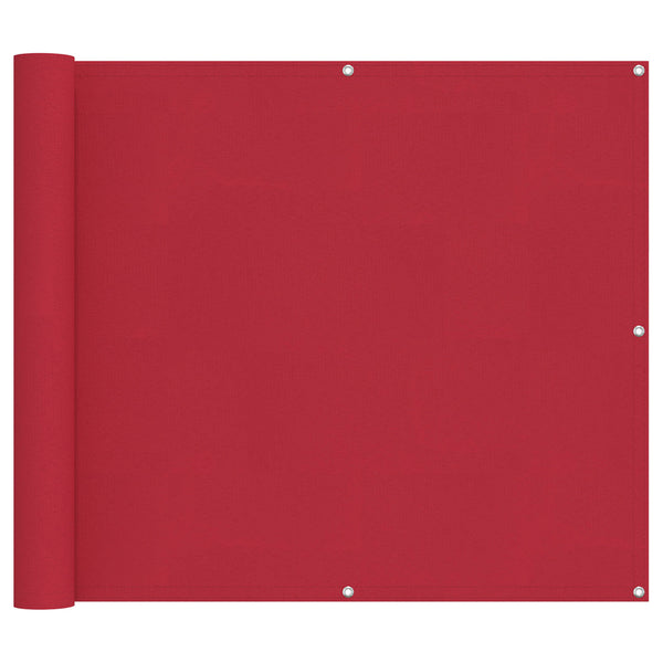 Parvekkeen Verho Punainen 100 x 700 cm Oxford-kangas