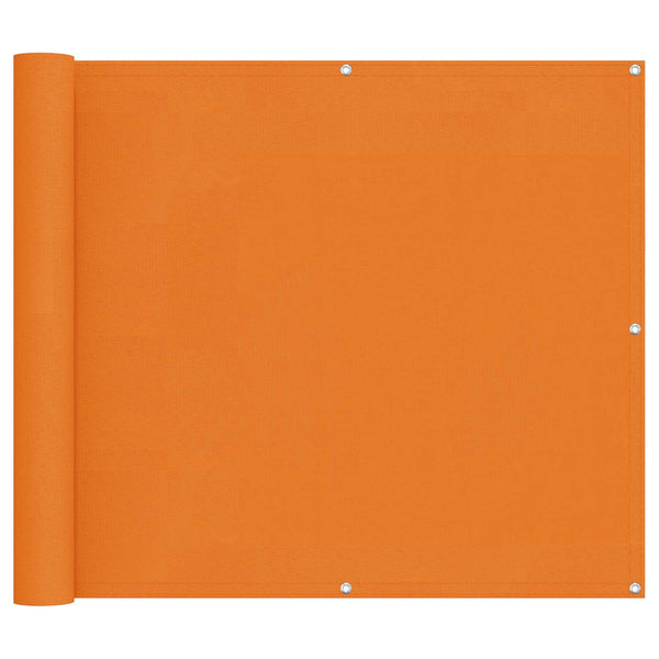 Parvekkeen Verho Oranssi 100 x 300 cm Oxford-kangas