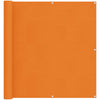 Parvekkeen Verho Oranssi 110 x 500 cm Oxford-kangas