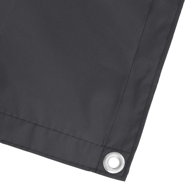 Parvekkeen Verho Musta 100 x 800 cm Oxford-kangas