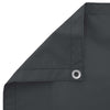 Parvekkeen Verho Musta 110 x 700 cm Oxford-kangas