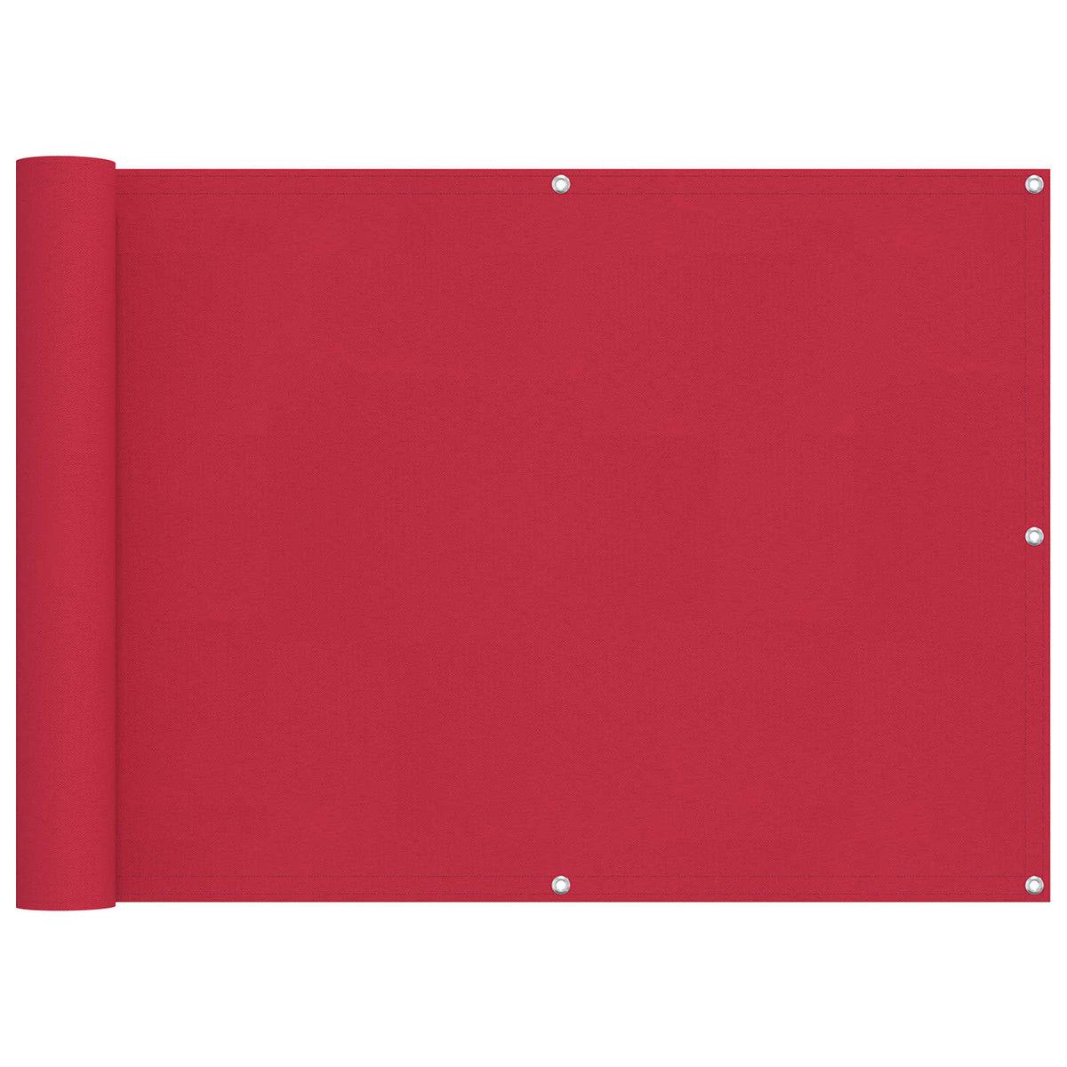 Parvekkeen Verho Burgundi 75 x 700 cm PU-pinnoitettu Oxford alu