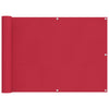 Parvekkeen Verho Burgundi 75 x 800 cm PU-pinnoitettu Oxford alu