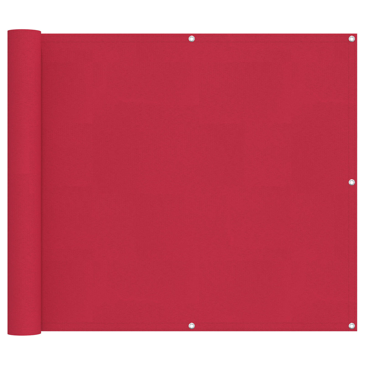 Parvekkeen Verho Burgundi 90 x 500 cm PU-pinnoitettu Oxford alu