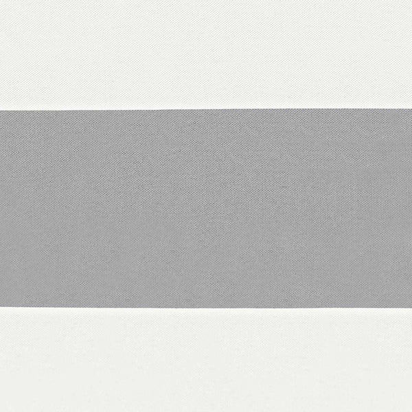 Parvekkeen Verho Vaaleanharmaa ja valkoinen 75 x 800 cm