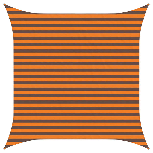 Aurinkosuojapurje Oranssi ja ruskea 3 x 3 m