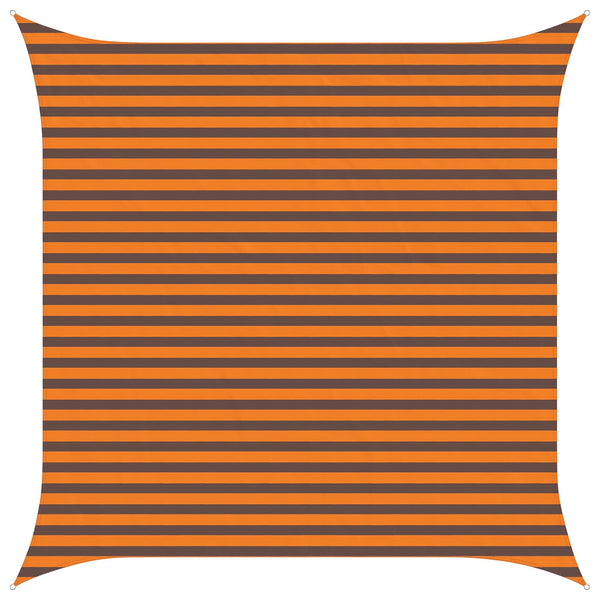 Aurinkosuojapurje Oranssi ja ruskea 3,6 x 3,6 m