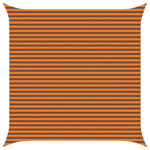 Aurinkosuojapurje Oranssi ja ruskea 4,5 x 4,5 m