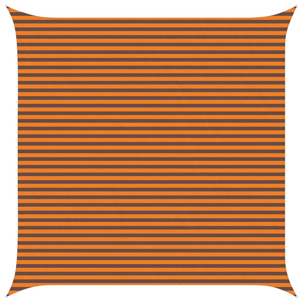 Aurinkosuojapurje Oranssi ja ruskea 5 x 5 m