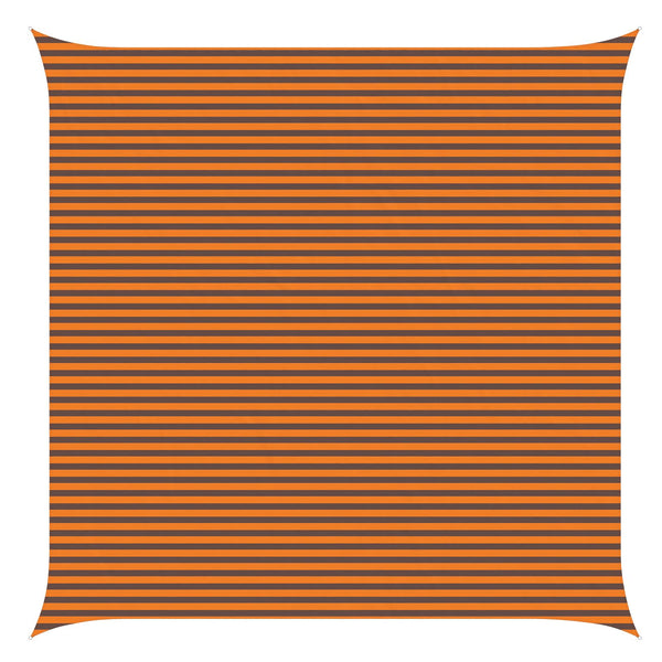 Aurinkosuojapurje Oranssi ja ruskea 6 x 6 m