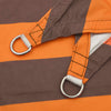 Aurinkosuojapurje Oranssi ja ruskea 7 x 7 m