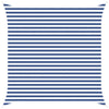 Aurinkosuojapurje Sininen ja valkoinen 3,6 x 3,6 m