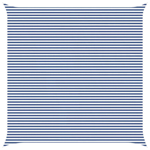 Aurinkosuojapurje Sininen ja valkoinen 7 x 7 m