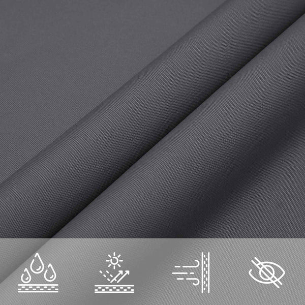 Aurinkosuojapurje 6 x 2 m PU-pintakäsitelty Oxford