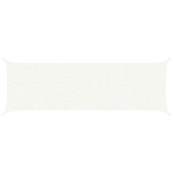 Aurinkosuojapurje valkoinen 6 x 2 m 100% polyesteri Oxford