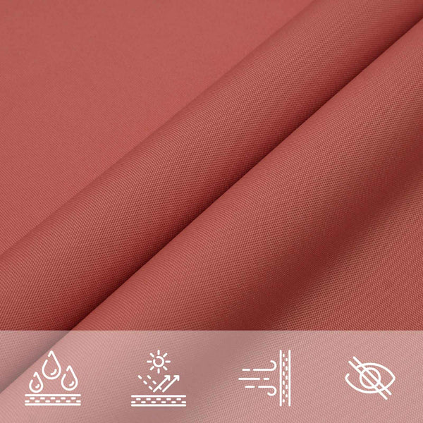 Aurinkosuojapurje Terrakotta 6 x 2 m 100% polyesteri Oxford