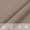 Aurinkosuojapurje Taupe 6 x 2,5 m 100% polyesteri Oxford
