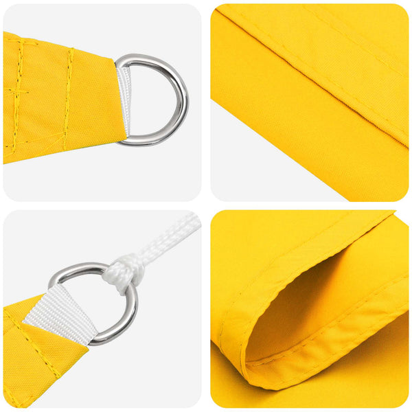 Aurinkosuojapurje Keltainen 6 x 2,5 m 100% polyesteri Oxford