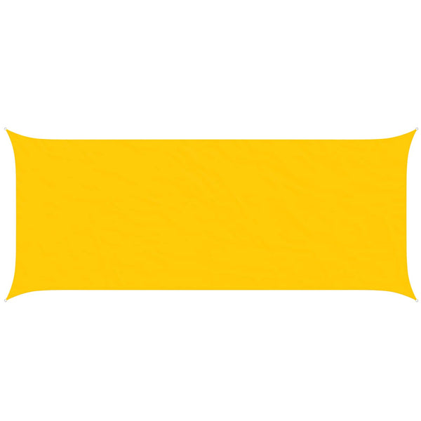 Aurinkosuojapurje Keltainen 6 x 2,5 m 100% polyesteri Oxford