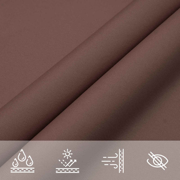 Aurinkosuojapurje Ruskea 6 x 2 m 100% polyesteri Oxford