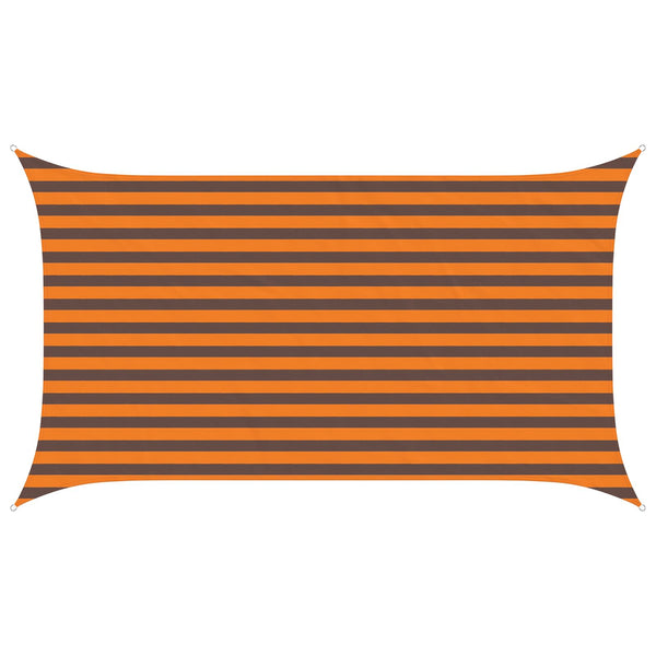 Aurinkosuojapurje Oranssi ja ruskea 3,5 x 2 m