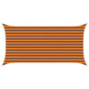 Aurinkosuojapurje Oranssi ja ruskea 4 x 2 m