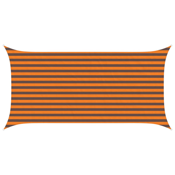 Aurinkosuojapurje Oranssi ja ruskea 4 x 2 m