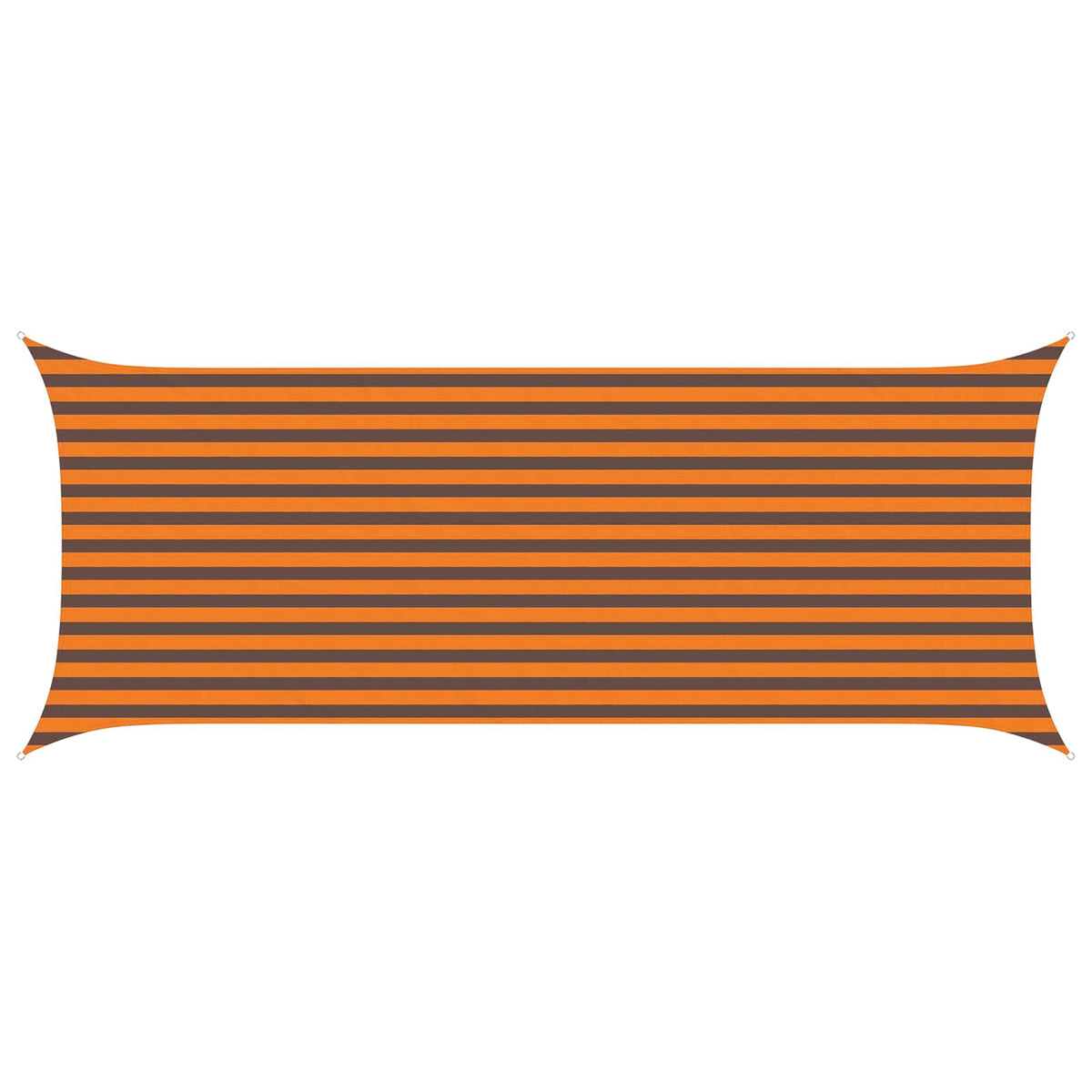 Aurinkosuojapurje Oranssi ja ruskea 5 x 2 m