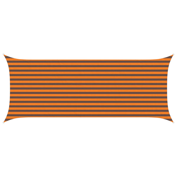 Aurinkosuojapurje Oranssi ja ruskea 5 x 2 m