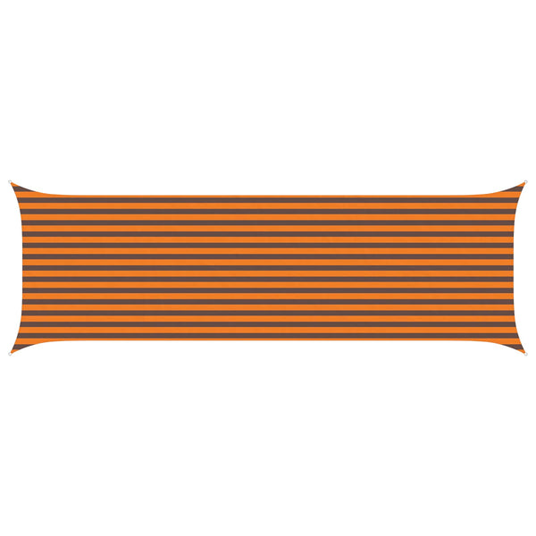 Aurinkosuojapurje Oranssi ja ruskea 6 x 2 m