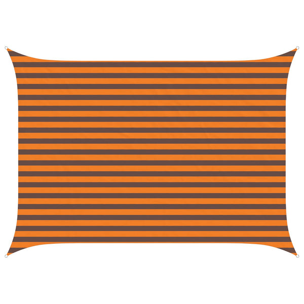 Aurinkosuojapurje Oranssi ja ruskea 3,5 x 2,5 m