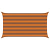 Aurinkosuojapurje Oranssi ja ruskea 4,5 x 2,5 m